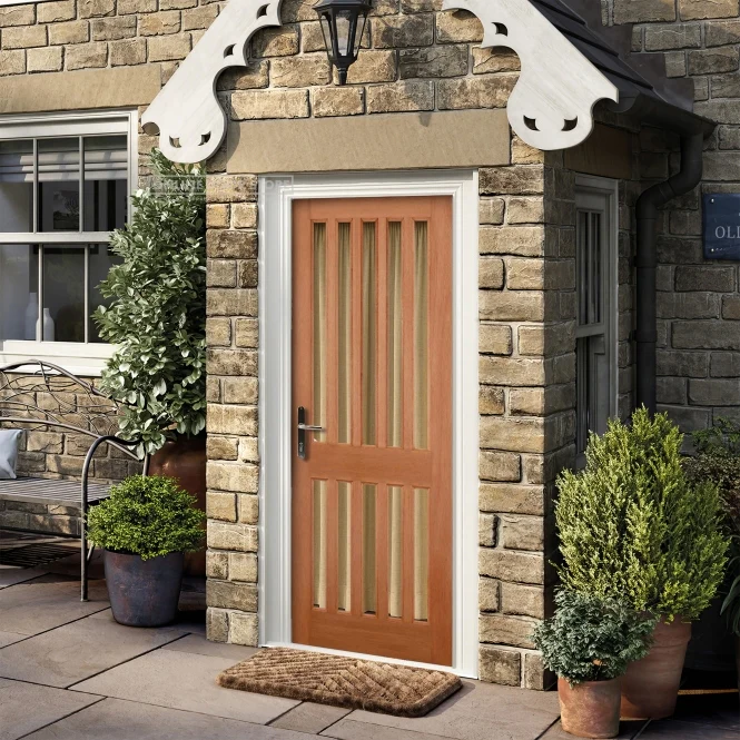 LPD Hardwood Windsor Unglazed External Door - Image 3