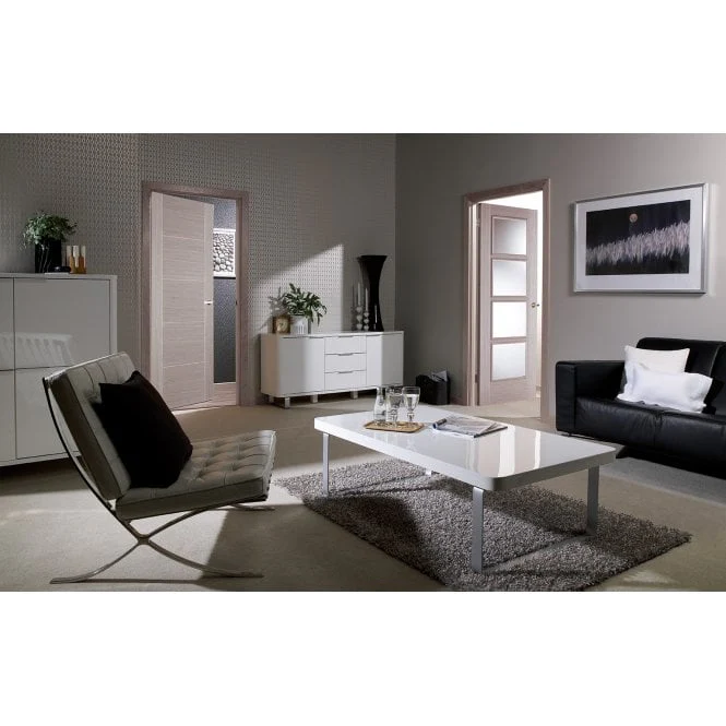 LPD Light Grey Vancouver 4L Internal Glazed Door - Image 3