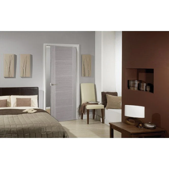 LPD Light Grey Vancouver 5P Internal Door - Image 3