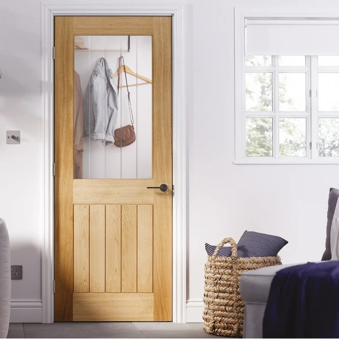 LPD Oak Belize 1L Internal Glazed Door - Image 2