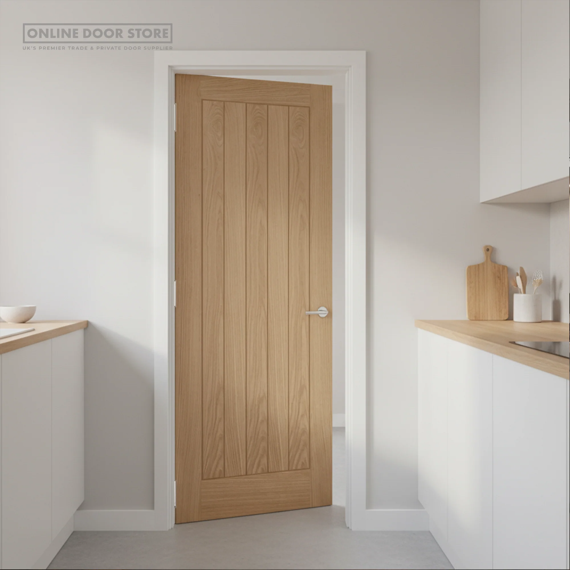 LPD Oak Belize FD30 Fire Door - Image 2