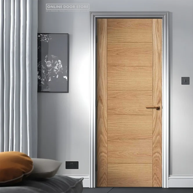 LPD Oak Carini Unfinished Internal Door - Image 3