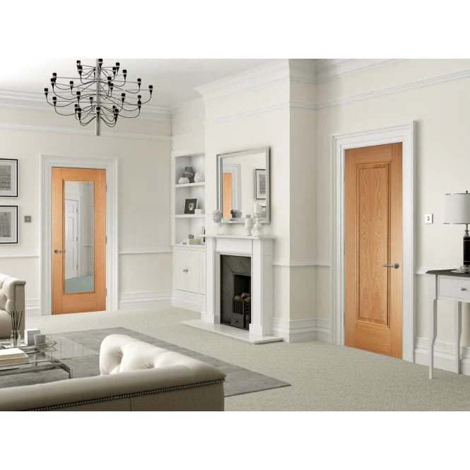 LPD Oak Eindhoven Internal Glazed Door 1L - Image 3