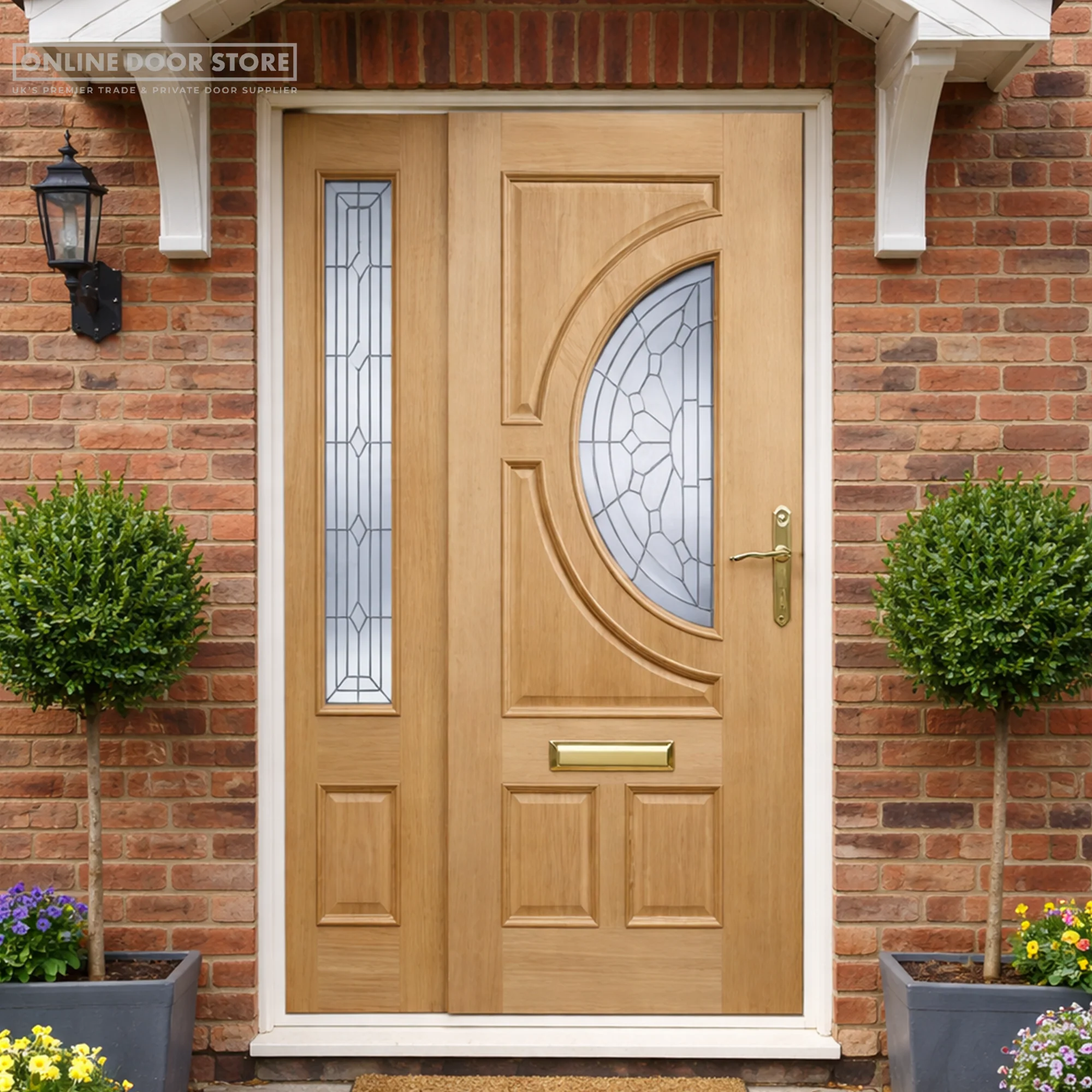 LPD Oak Empress External Glazed Door - Image 2