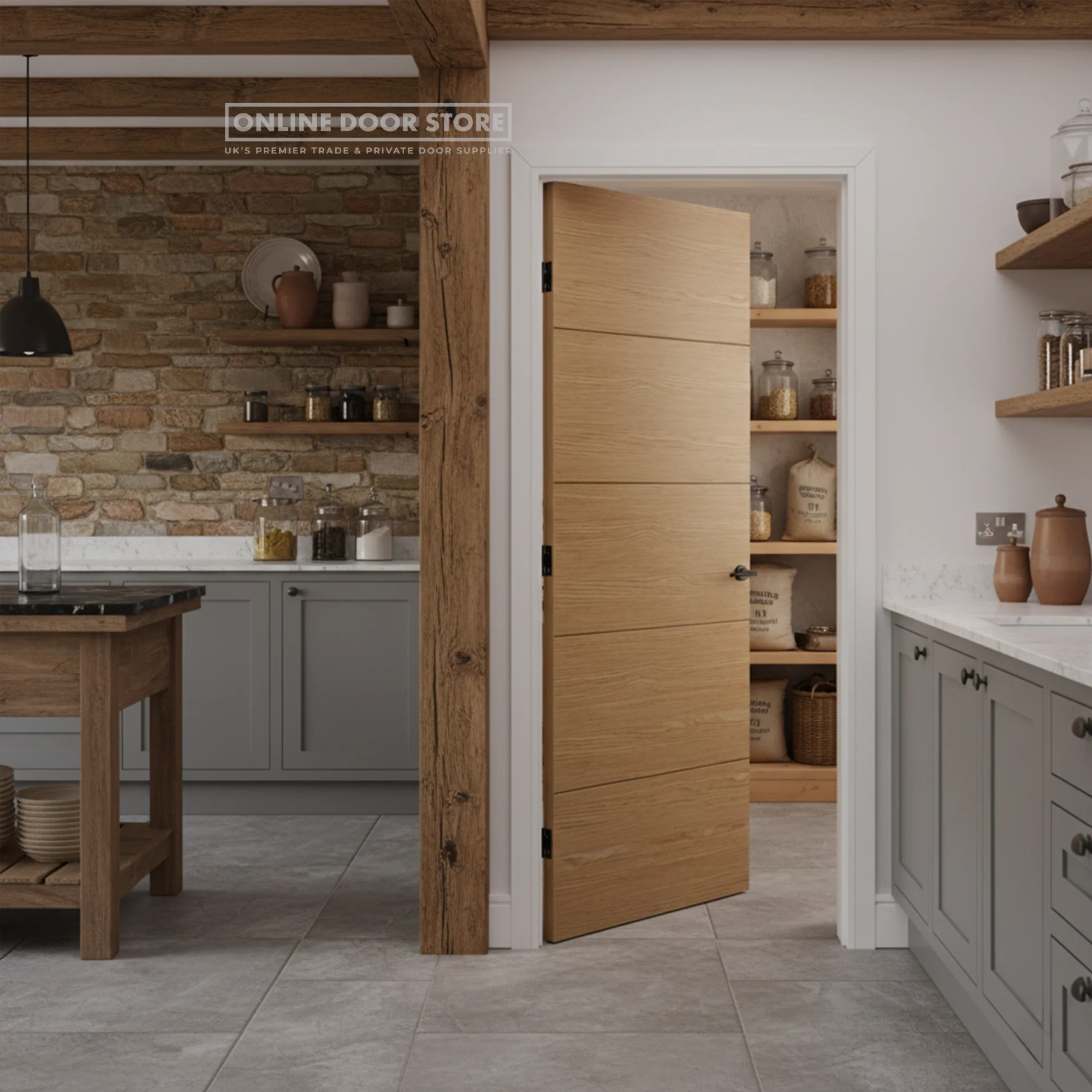 LPD Oak Lille Internal Door - Image 2