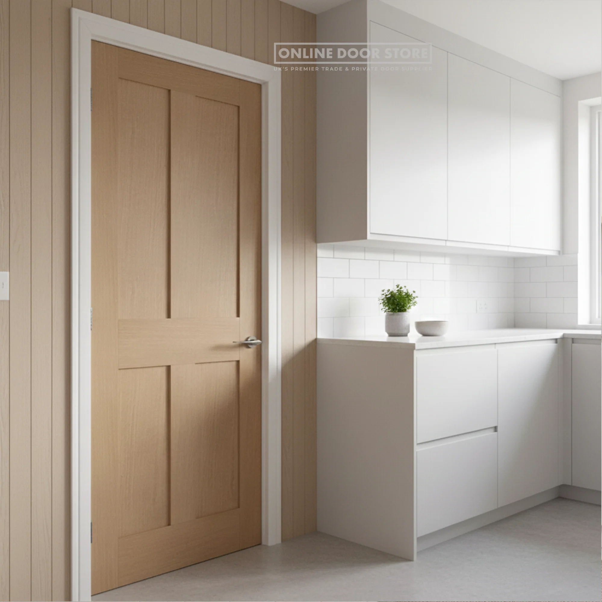 LPD Oak London FD30 Fire Door - Image 2