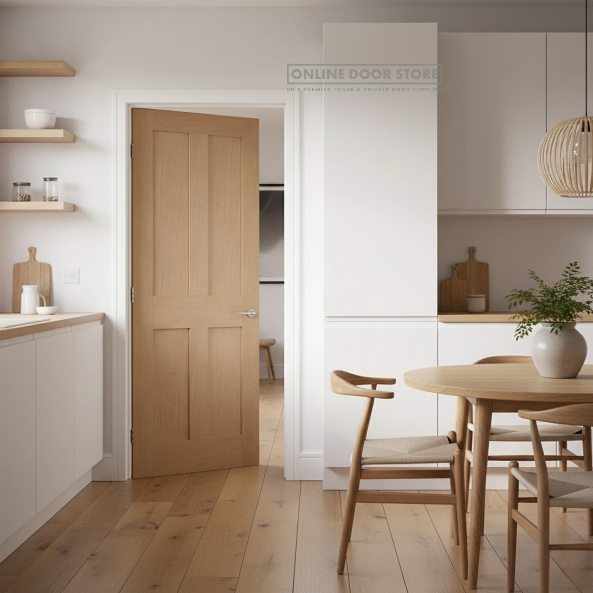 LPD Oak London Internal Door - Image 2