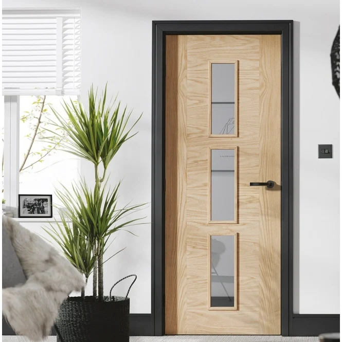 LPD Oak Sofia Internal Glazed Door 3L - Image 3