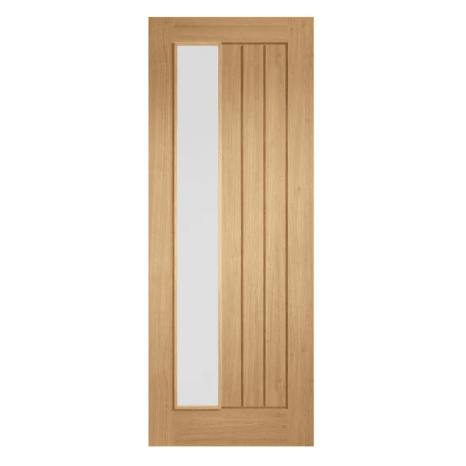 LPD Pre-finished Mexicano Offset Frosted Internal Glazed Door