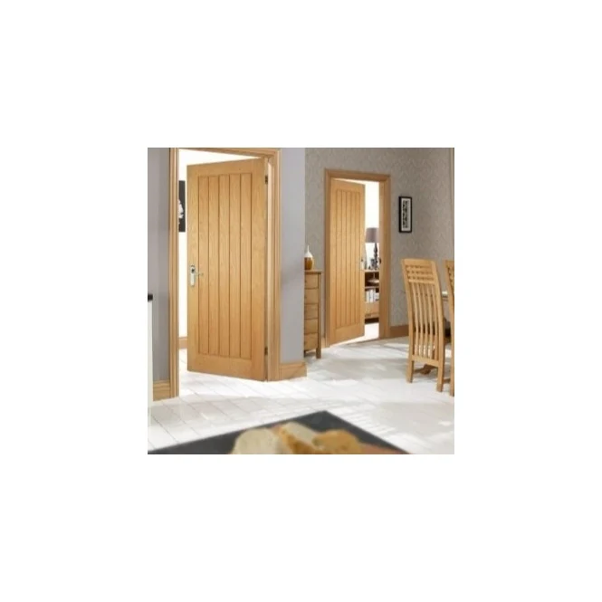 LPD Pre-Finished Oak Mexicano FD30 Fire Door - Image 3