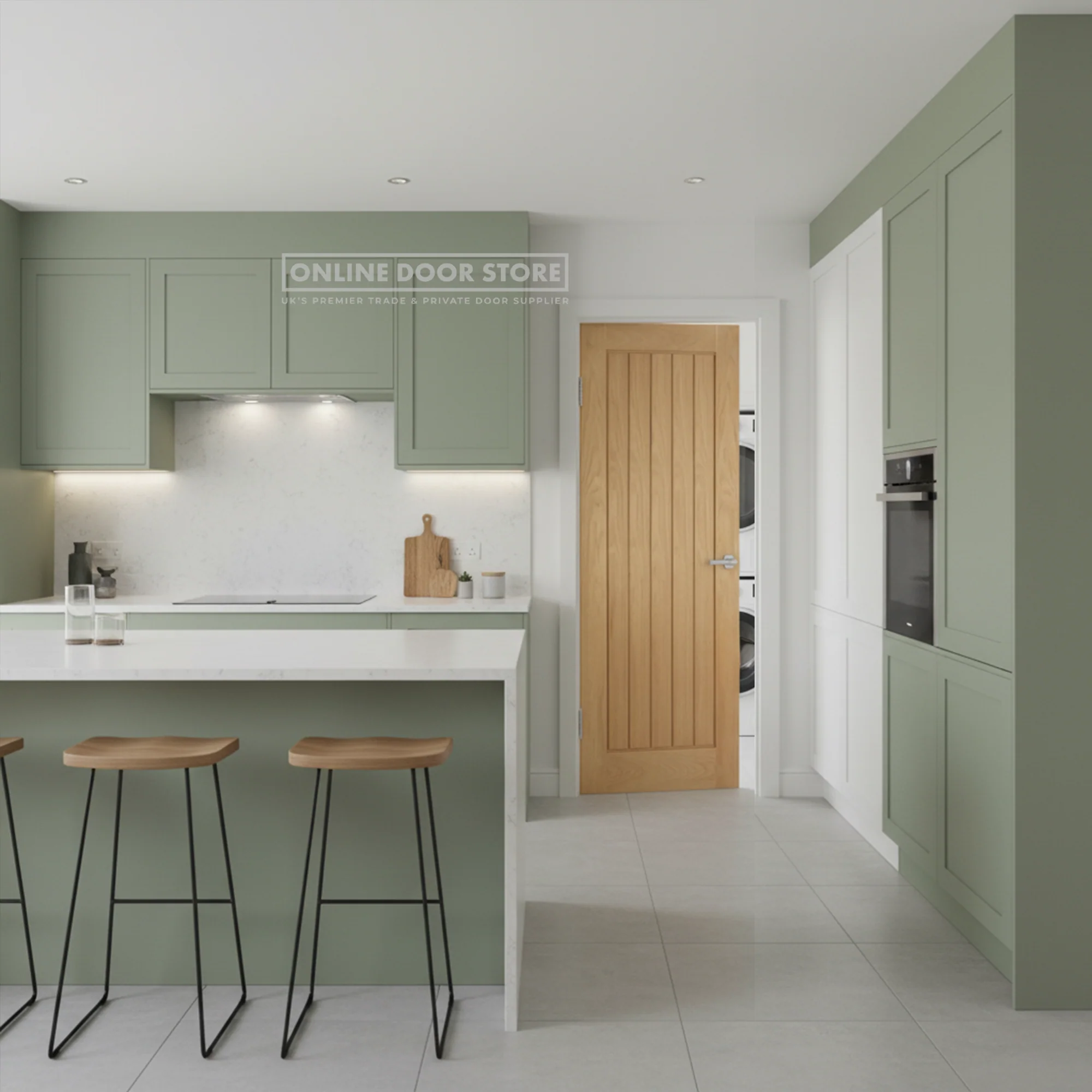 LPD Pre-Finished Oak Mexicano Internal Door - Image 2