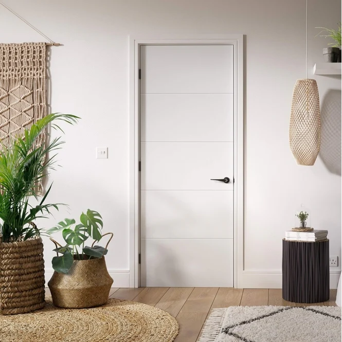 LPD Santandor White Primed Internal Door - Image 3