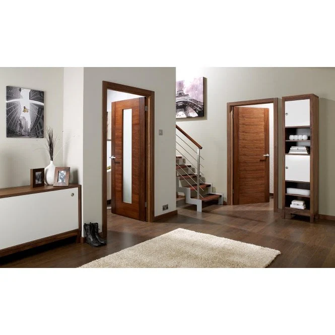 LPD Walnut Vancouver 5 Panel Internal Door - Image 4