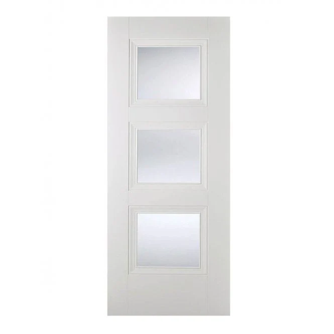 LPD White Amsterdam Internal Glazed Door 3L