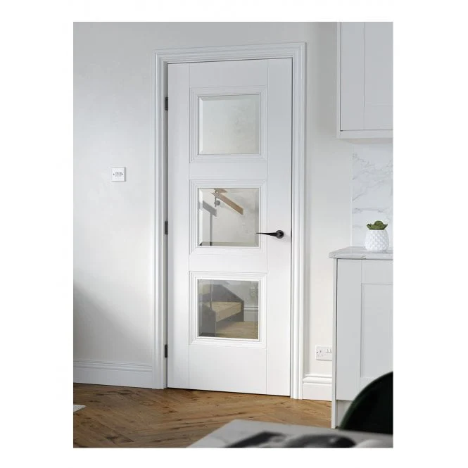 LPD White Amsterdam Internal Glazed Door 3L - Image 2
