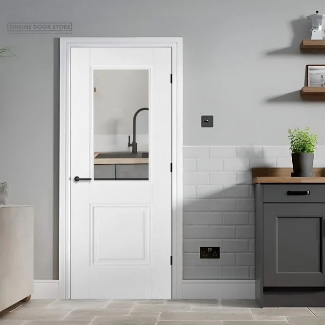 LPD White Arnhem 1L Internal Glazed Door - Image 3