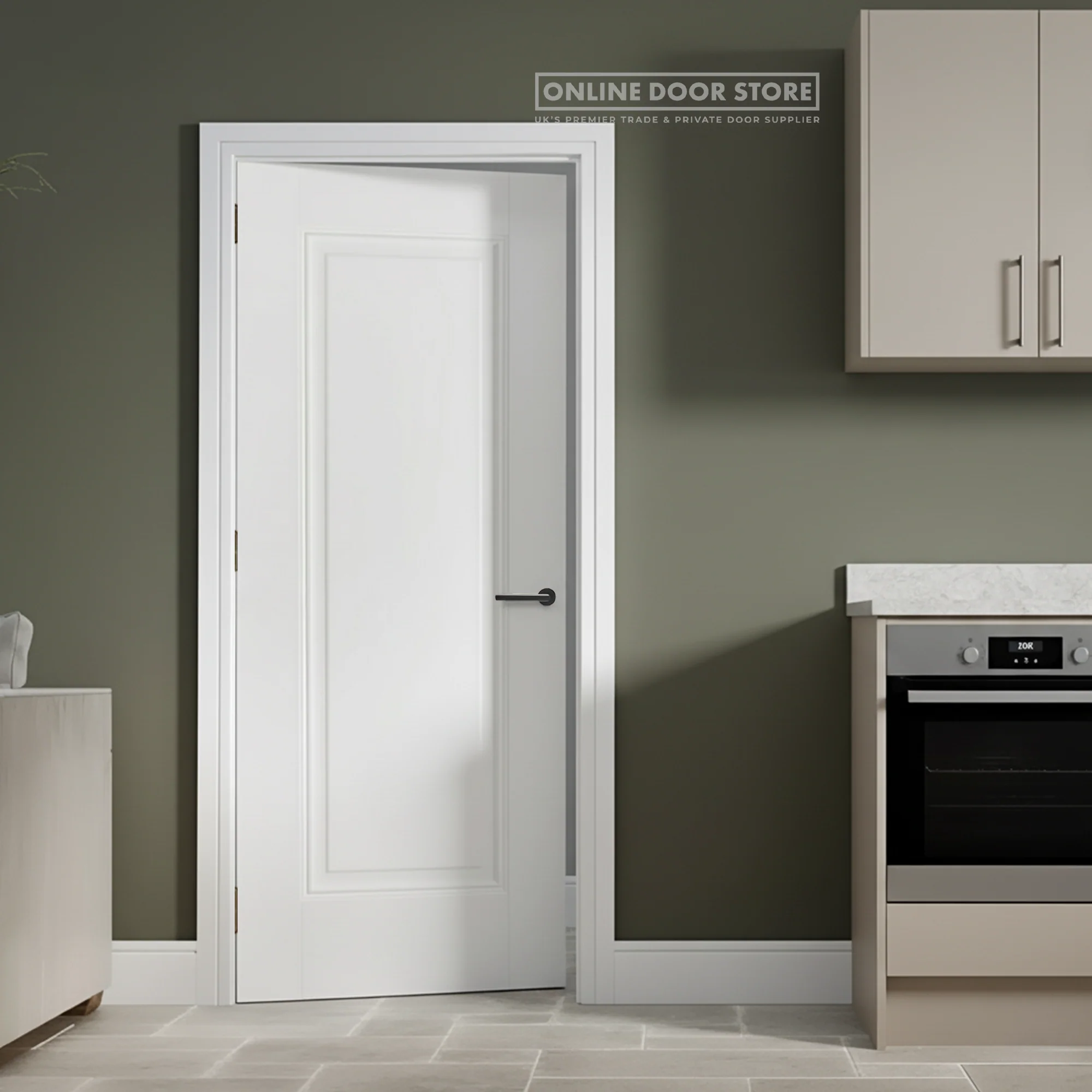 LPD White Eindhoven FD30 Fire Door - Image 3