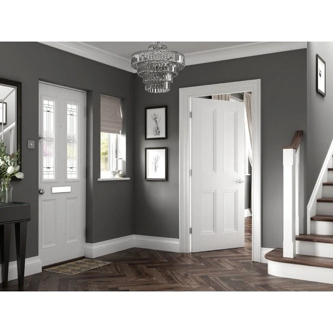 LPD White Nostalgia 4-Panel Internal Door - Image 3