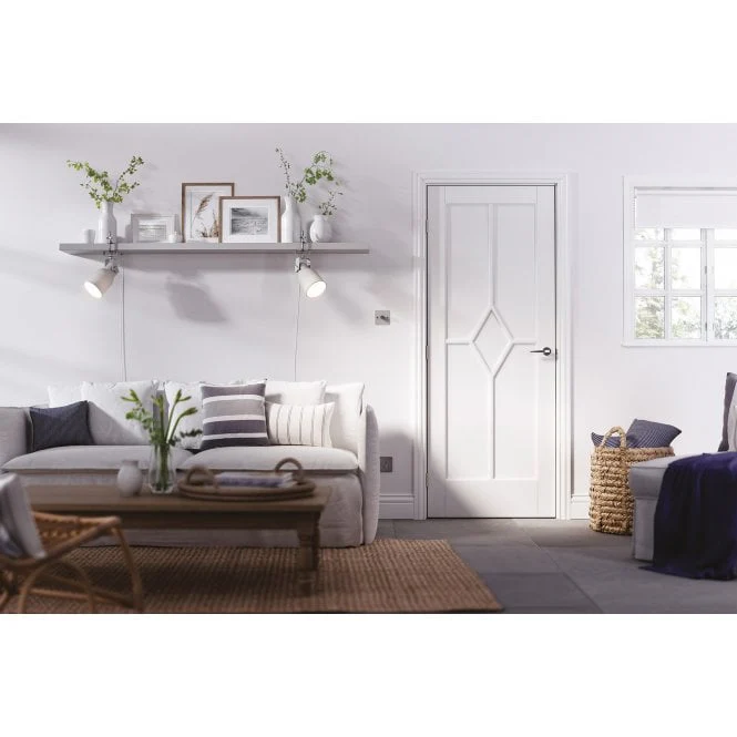 LPD White Reims FD30 Fire Door - Image 3
