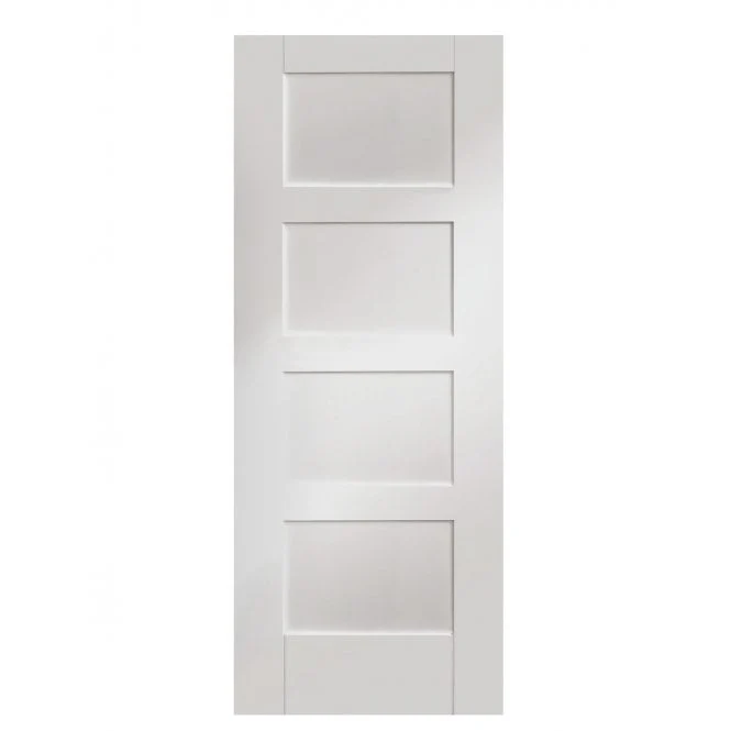 LPD White Shaker 4-Panel Internal Door