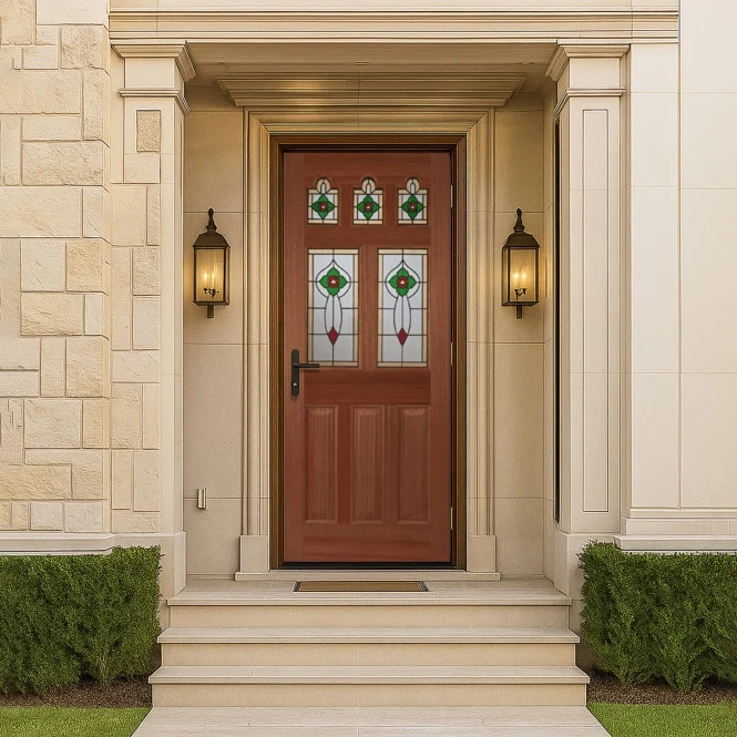 Mendes Ealing Rose Hardwood Glazed External Door - Image 3
