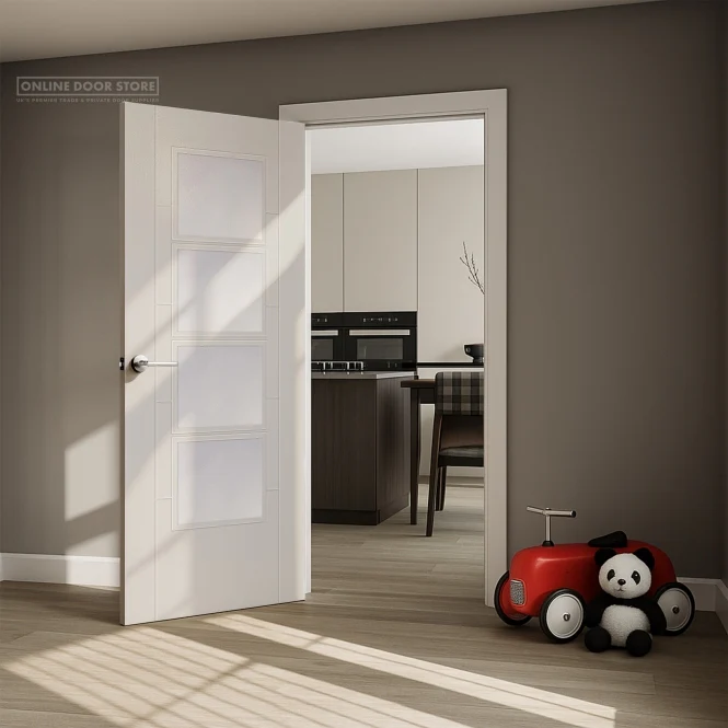 Mendes ISEO 4 Lite Primed Internal Glazed Door - Image 2