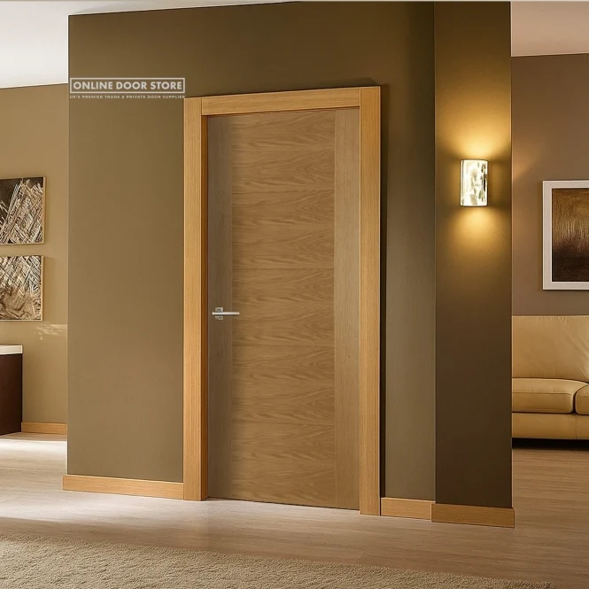 Mendes Iseo Crown Cut Pre-Finished Oak Internal Door - Image 2