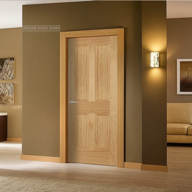Mendes Islington Un-Finished Pine 4 Panel Internal Door - Image 2