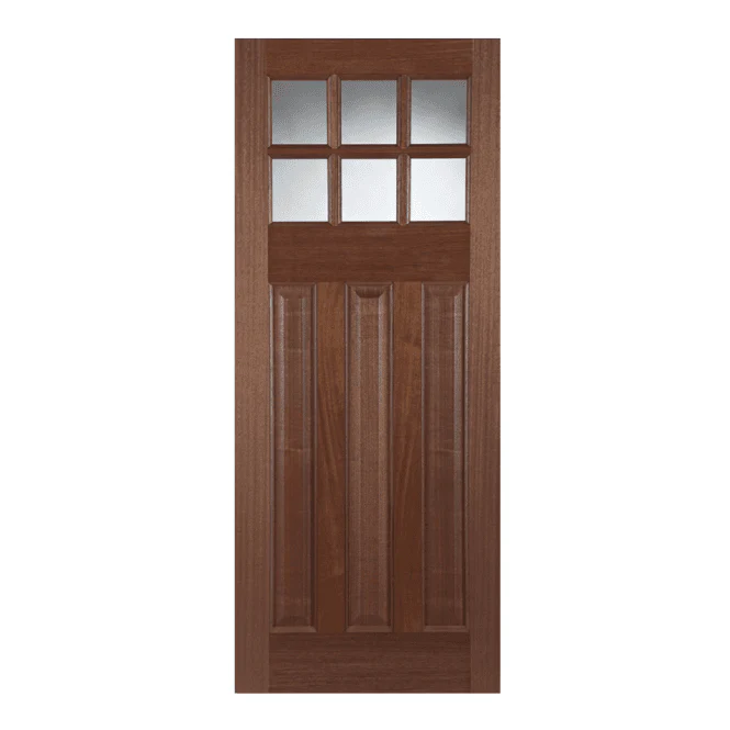 Mendes Pattern 664 Hardwood Unglazed External Door