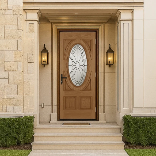 Mendes Sovereign Oak Triple Glazed External Door - Image 2