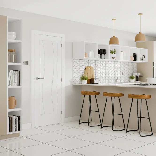 XL Joinery Florence Pre-Finished Fully Finished White Internal Door - Image 3