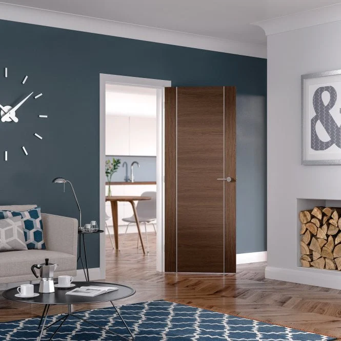 XL Joinery Forli Pre-Finished Walnut Internal Door - Image 3