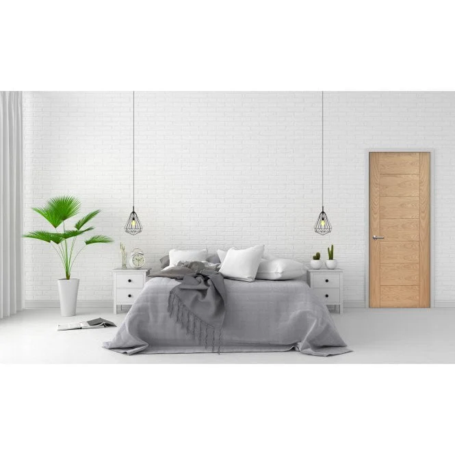 XL Joinery Palermo Original Pre-Finished Oak Internal Door - Image 3