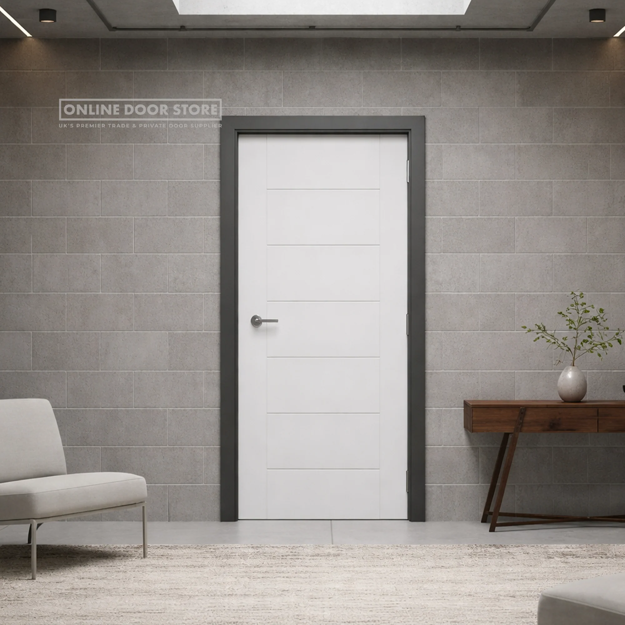 XL Joinery Perugia Pre-Finished Fully Finished White Internal Door - Image 4