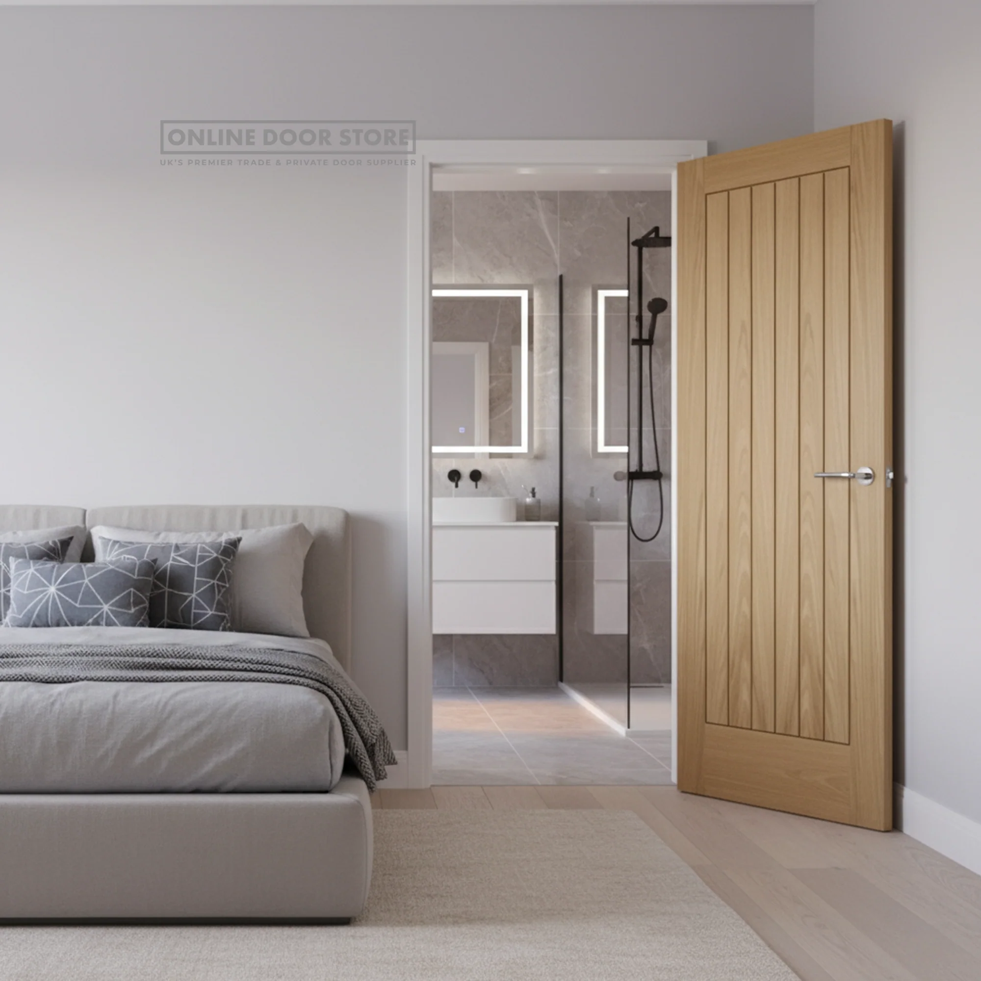 XL Joinery Suffolk Essential Internal Door - Image 2