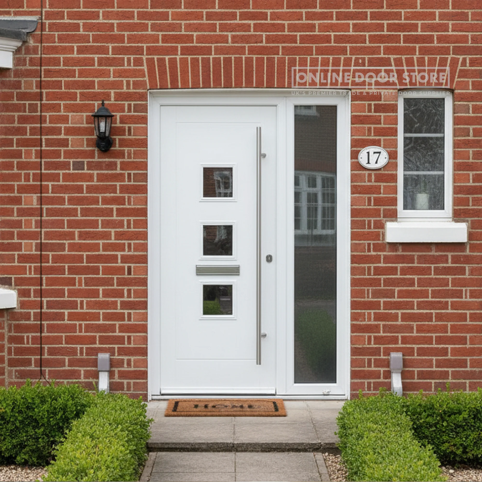XL Joinery Tricoya Turin Double Glazed Clear Glazed External Door - Image 2