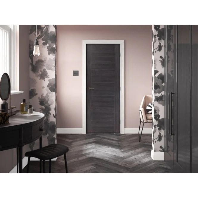 XL Joinery Umber Grey Laminate Palermo Internal FD30 Fire Door - Image 3