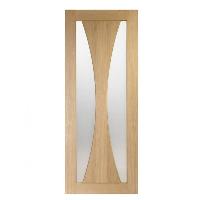 XL Joinery Verona Pre-Finished Oak Clear Internal Glazed Door