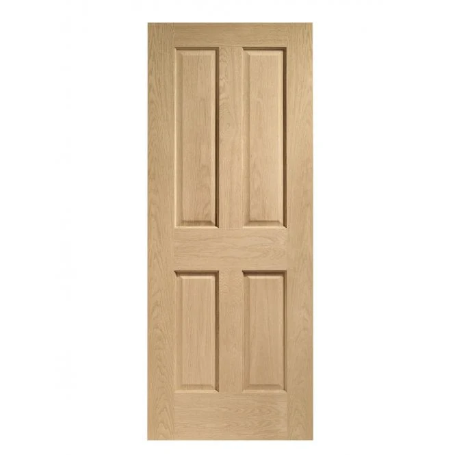 XL Joinery Victorian 4 Panel Pre-Finished Oak Internal Door